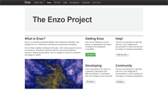 Desktop Screenshot of enzo-project.org